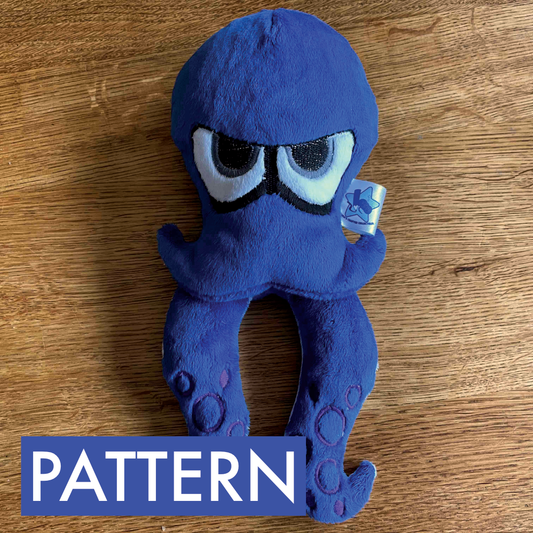 Splatoon Octopus Plush Pattern (Downloadable Files)