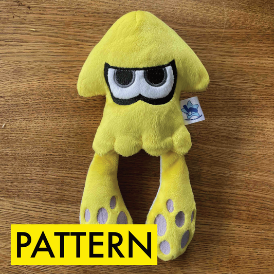 Splatoon Squid Plush Pattern (Downloadable Files)