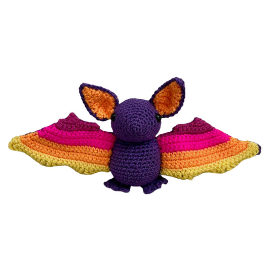 Sunset Bat Amigurumi Plush