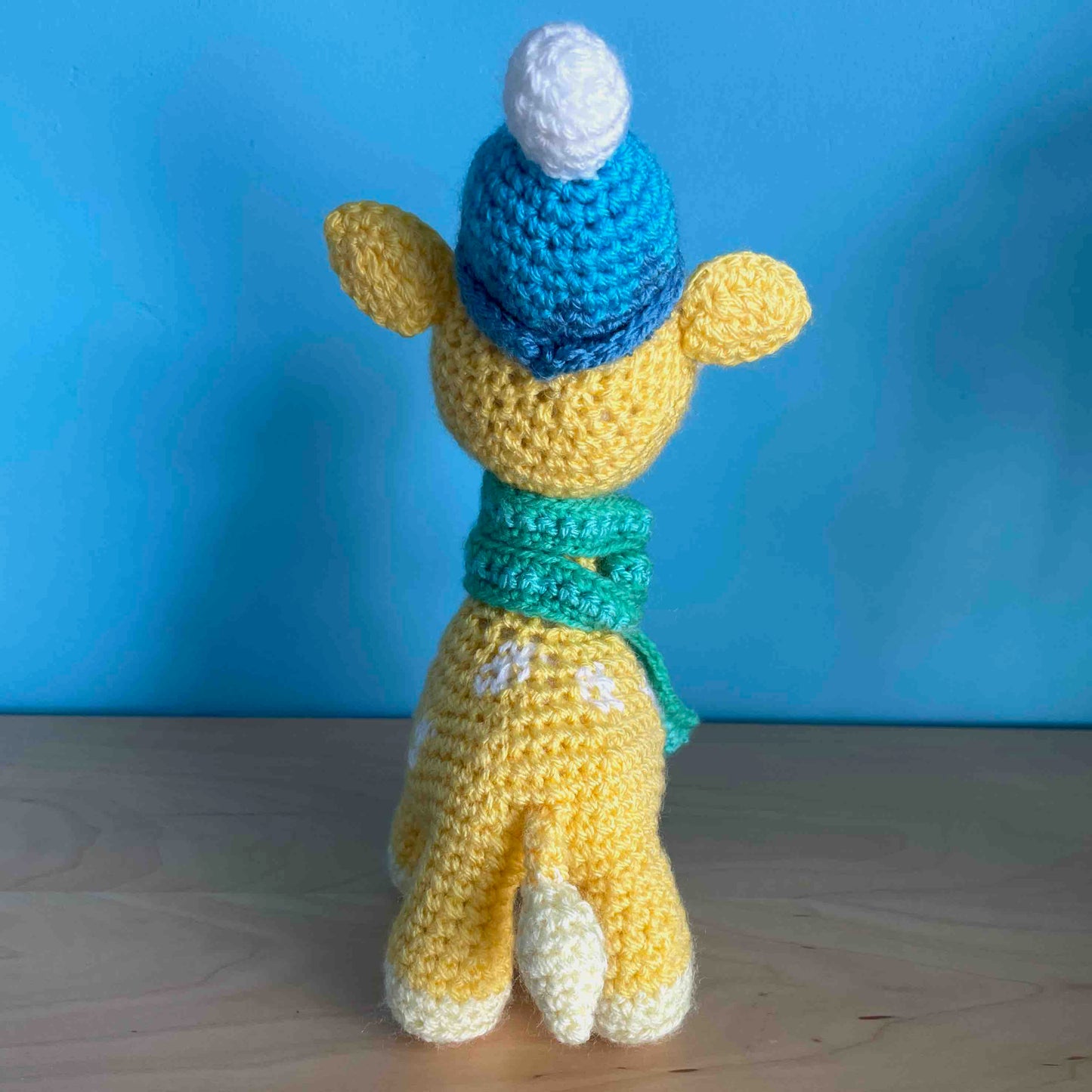 Susie The Snow Giraffe Amigurumi Plush