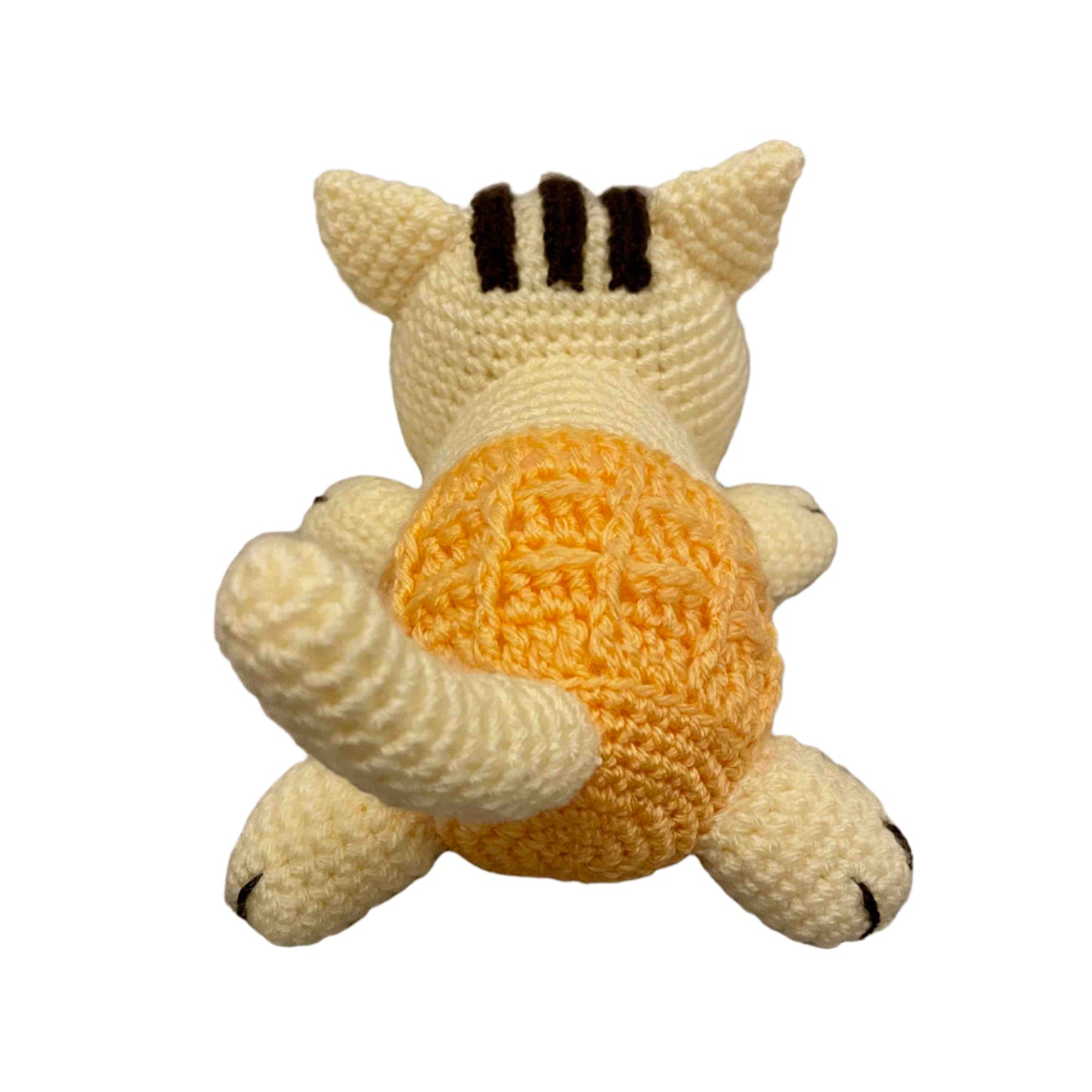 Vanilla Ice Cream Cat Amigurumi Plush