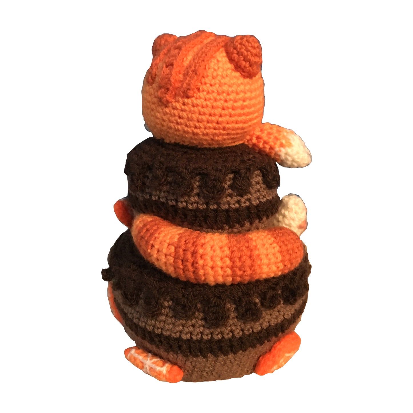 Ollie The Chocolate-Orange Cake Cat Amigurumi Plush